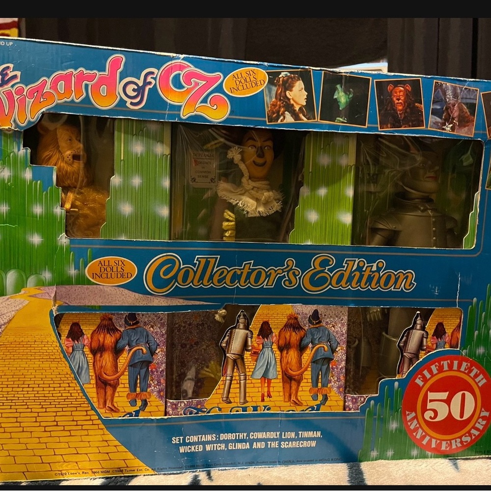 50th anniversary Wizard of Oz doll set! All 6 dolls!